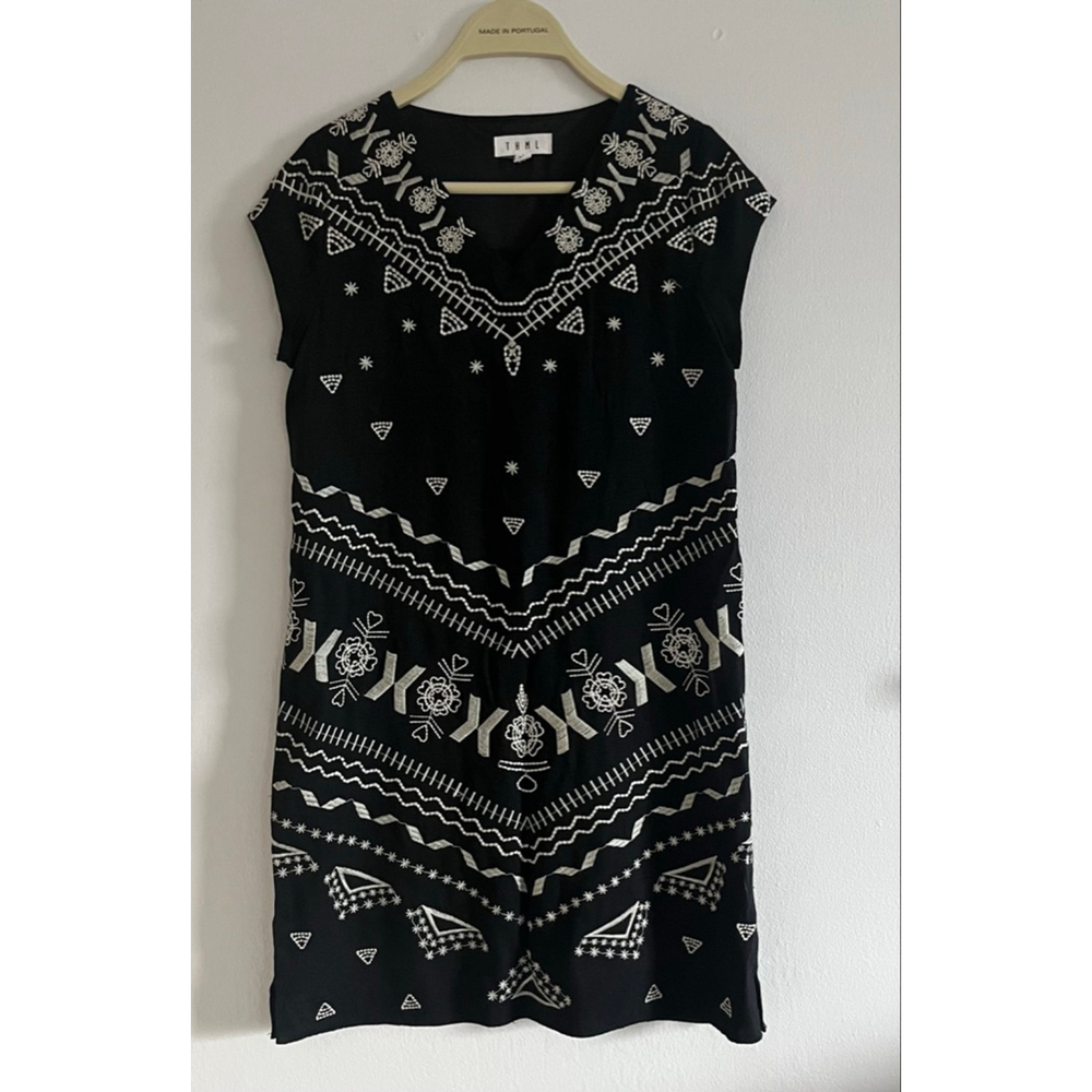 Anthropologie THML patterned dress XS